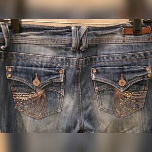 Almost Famous Destroyed Denim Jeans 9